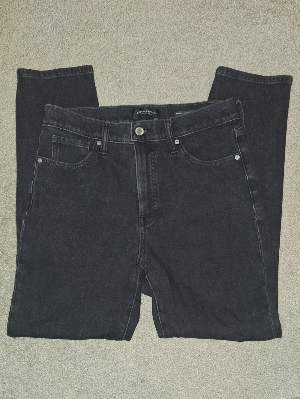 Banana Republic Black Jeans - Classic Straight Fit